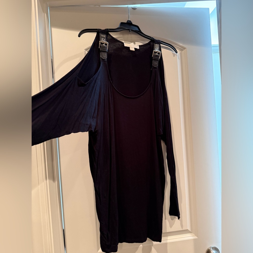 Michael Kors Black Cold Shoulder Tunic